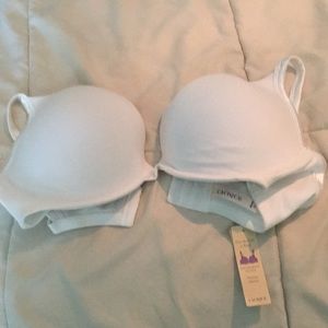 New with tag’s white cotton boost plunge 38DD bra